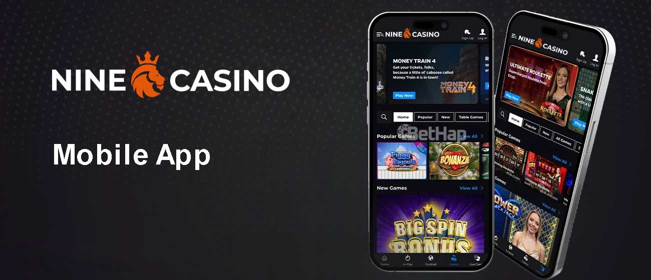 NineCasino App Review / Mobile version for iOS & Android (2024) - Bethap